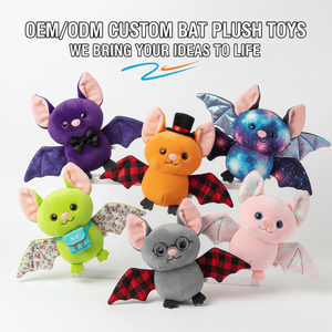 Peluche de Murciélago Personalizado, Mascota de Peluche, Fabricante OEM ODM, Personaje Único, Muestreo Rápido, Material Seguro, Gran Promoción - Product Image 2
