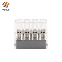 Ventas directas de fábrica de VSELE, Conector de empalme de terminal compacto gris, conector de cable a presión