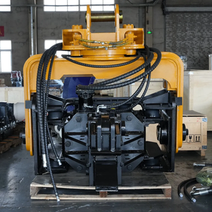 <span class=keywords><strong>SJ250</strong></span> Hocheffizienter Hydraulischer Vibrationshammer für Leitplanken und Zaunpfähle für 20-36 Tonnen Bagger - Product Image 5