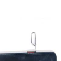 Outil d'ouverture de carte SIM en acier inoxydable OEM, broche d'éjection de carte SIM pour téléphone portable, tous les smartphones, fabrication de matériaux métalliques