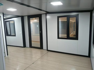 شقق وحدات جاهزة وشقق سكنية بأحجام قياسية 20 قدمًا و 40 قدمًا منازل حاوية حديثة لبناء المخيمات - Product Image 3