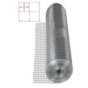 Malla de Alambre Soldada en Rollo con Recubrimiento de PVC, Malla Cuadrada para Jardín, Jaula de Protección para Aves de Corral, Soporte para Plantas - Product Image 6