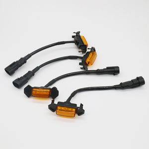 Rejilla Delantera para Capó MOXI Factory 2016-2020, 4 Luces LED, Color Ámbar Ahumado y Blanco, Material ABS, Compatible con Vehículos - Product Image 1