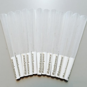 Conos Pre-Enrollados Blancos y Marrones Personalizados, Ecológicos, Reciclables, con Logotipo Privado, Estándar 70/84/98/109mm, en Envase de Cartón - Product Image 1