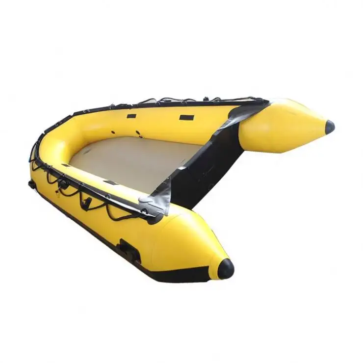 Langlebiges PVC-Material faltbares aufblasbares Fischerboot Treibboot Fluss-Raftingboot zu verkaufen