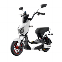 Yetişkinler İçin İki Tekerlekli Elektrikli Scooter Bisiklet Elektronik Su Geçirmez Lityum Pil Unisex Bluetooth Bağlantılı 48V 60V