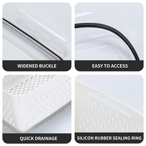 <b>Pack</b> of 24 Food Storage Containers With Airtight Lids Leak Proof & Microwave Safe Reusable Leftover <b>Lunch</b> <b>Boxes</b> - Product Image 5