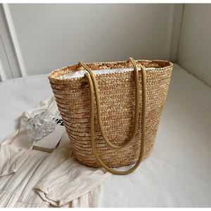 Bolso Tejido Artesanal Estilo Vacacional 2025 con Correa para el Hombro, Nuevo Bolso de Playa Simple y Versátil, Venta Directa de Fábrica - Product Image 6