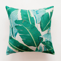 Housse de coussin carrée tendance nordique à motif tropical pour canapé, dossier et coussin lombaire – Vente en gros