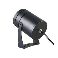 DC24V RGBCCT 9W Garten Außenbeleuchtung IP65 Zylindrische Aluminium Wasserdichte Farbwechsel-Pfostenprojektion LED-Baumleuchte mit Fernbedienung