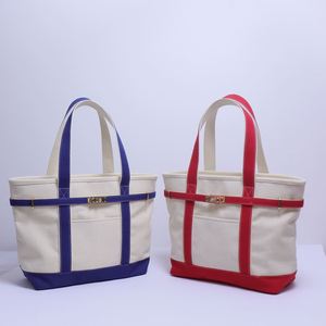 Bolsa de Playa Portátil con Cierre de Cremallera, Bordado Personalizado en Color de Contraste, Ecológica, Resistente al Agua, para Mujer - Product Image 1