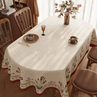 Nappe résistante à l'huile et imperméable, nappe antidérapante et anti-taches, nappe en PVC durable facile à nettoyer