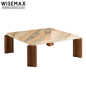 Meubles WISEMAX, table basse moderne et luxueuse en marbre naturel, table d'appoint, cuisine, hôtel, salon, meubles pour la maison - Product Image 5