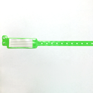 Braccialetto medico in plastica di grado ospedaliero con braccialetto promozionale in vinile con informazioni scritte a mano sul paziente - Product Image 6