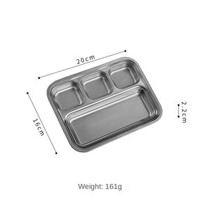 จานซอสสไตล์เกาหลีจานจิ้มจิ้มจิ้มบาร์บีคิวสแตนเลส - Product Image 6