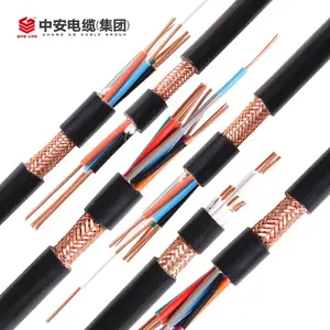 KVV22 kabel kawat listrik 450/750v, kabel kontrol fleksibel terisolasi PVC Multi-Core 1,5 mm2