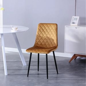 Nordic Modern Design Home Furniture Adjustable Upholstered Fabric <b>Velvet</b> Dining Room <b>Chairs</b> for Hotel Restaurant - Product Image 3