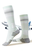 Chaussettes de compression personnalisées pour mollets, antidérapantes, à tube long, à pression