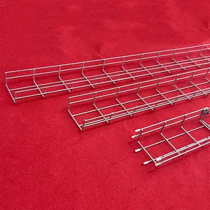 Stainless Steel Wire Mesh Cable Trays Price Supplier Cable Tray Support System Welded Wire Mesh Fence
