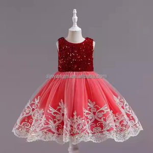 Abito da Sera Classico per Bambine, Elegante Vestito da Principessa Verde Scintillante per Feste Familiari - Product Image 3