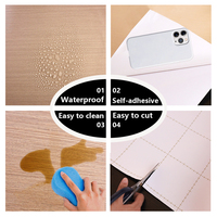 Papier adhésif imitation bois, imperméable, antidérapant, pour marches d'escalier, rénovation d'escaliers, intérieur et extérieur