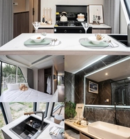Maison mobile en acier à double couche personnalisable Ciel étoilé Capsule spatiale prête à photographier pour séjour à domicile et utilisation à l'hôtel