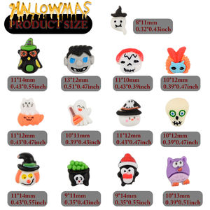 <span class=keywords><strong>2023</strong></span> nouveauté 20 pièces/sac 3D Kawaii résine <span class=keywords><strong>Halloween</strong></span> décoration citrouille crâne Nail Art accessoires <span class=keywords><strong>ongles</strong></span> breloques - Product Image 3