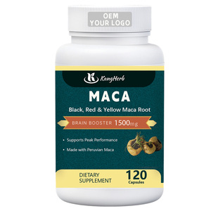 Capsules de supplément alimentaire végétarien à base d'extrait de racine de <span class=keywords><strong>Maca</strong></span>, personnalisables en marque blanche, en promotion - Product Image 1