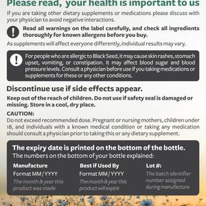 Aceite de Semillas Negras de Buena Calidad, Prensado en Frío, Aceite de Semillas Negras Puro Sativa en Cápsulas con Vitamina E - Product Image 3