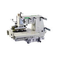 Machine à coudre surjeteuse multi-aiguilles entièrement automatique ST1425P pour matériaux épais, configuration à lit cylindrique
