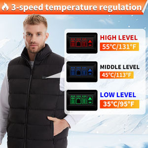 <span class=keywords><strong>Gilet</strong></span> Riscaldato USB Ricaricabile <span class=keywords><strong>con</strong></span> Logo Personalizzato, <span class=keywords><strong>Giacca</strong></span> Senza Maniche Invernale, Scaldacorpo Elettrico da <span class=keywords><strong>Uomo</strong></span> <span class=keywords><strong>con</strong></span> Batteria - Product Image 2