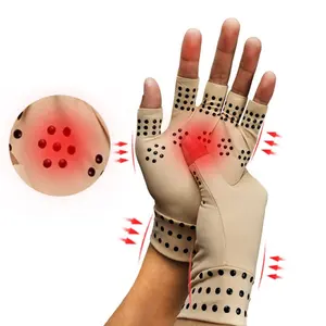 Best Selling Unisex Fingerless Compression Arthritis Pain Relief Gloves for Men