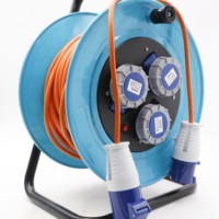 Kabel Gulung Caravan 230 V Penggunaan Luar Ruangan 25 M Kabel PC RoHS