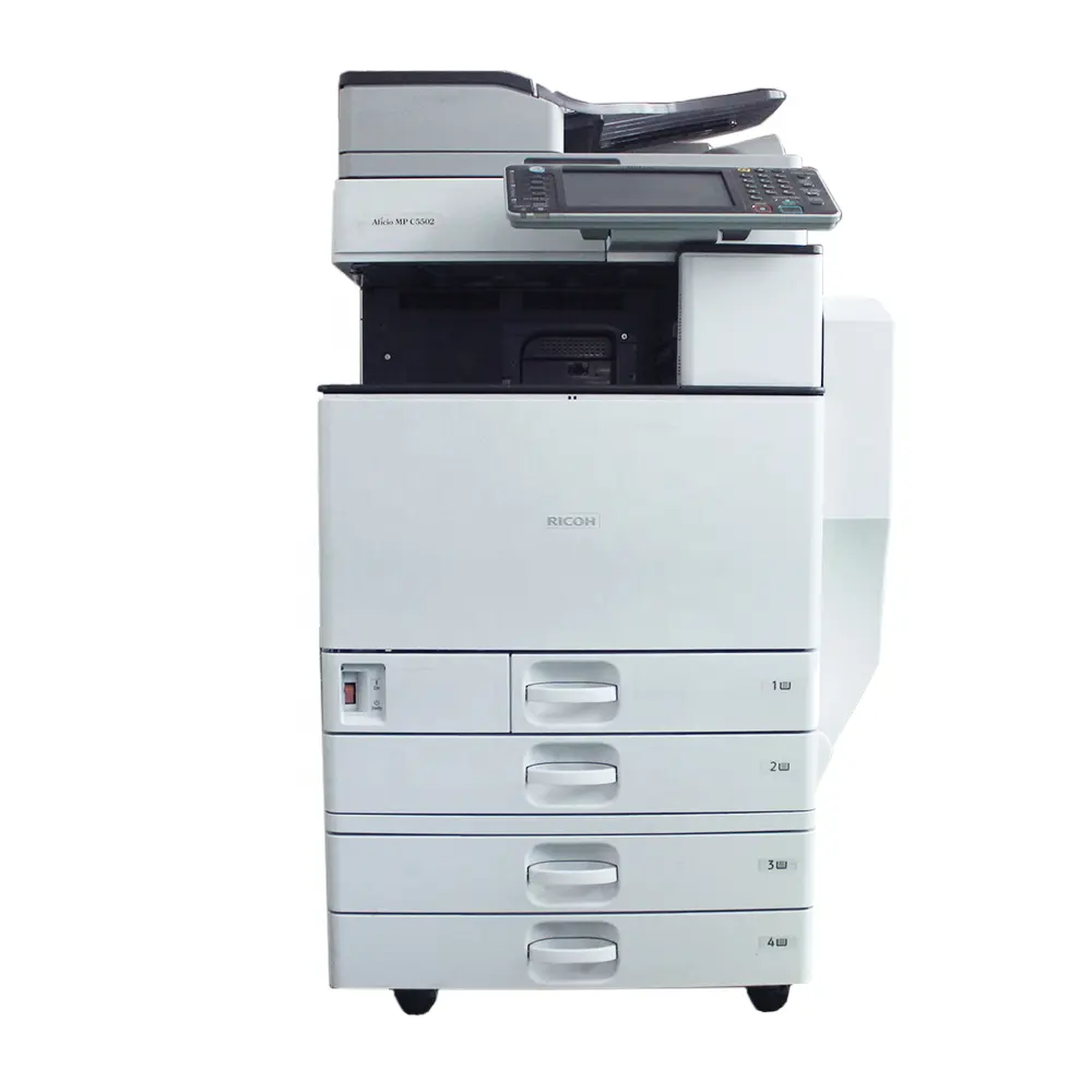 Máquina de fotocopiadora usada para ICOH MP C5502 C4502, fotocopiadora a Color