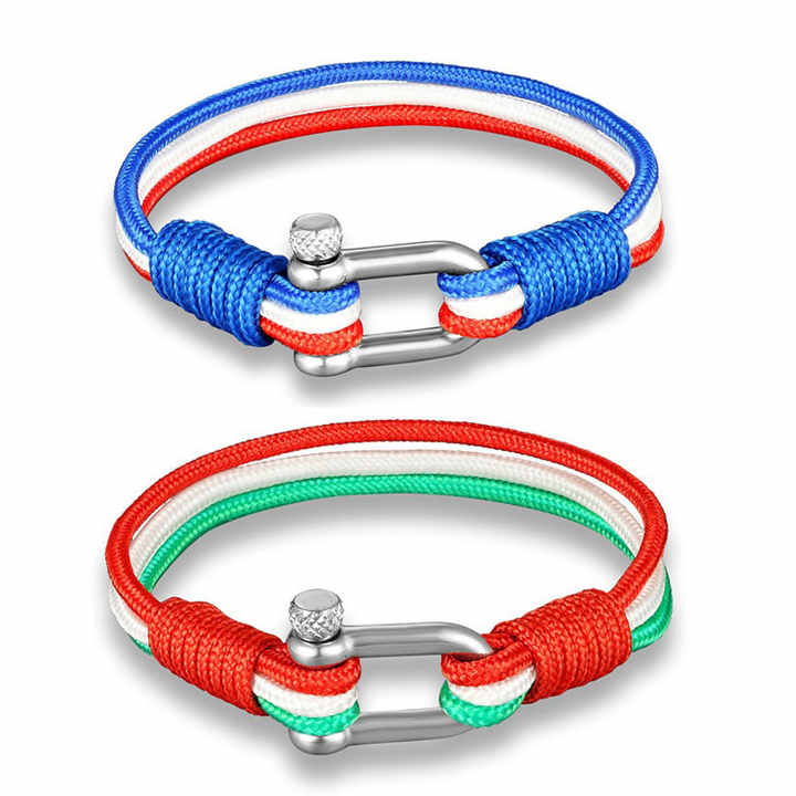 Hot Selling Stainless Steel U Shape Clasp Bracelets Men Fashion