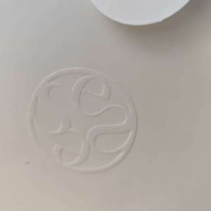 Essenova Luxury White Paper <b>Bag</b> With Embossed Logo Ribbon Handle Recyclable Cosmetic Packaging - Product Image 2