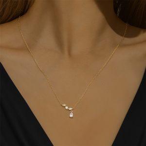 Collier CANNER FASHION en argent 925 avec zircon, collier croix de luxe pour femmes - Product Image 5