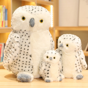 Vente en gros de poupée animale blanche <span class=keywords><strong>neige</strong></span> mignon hibou des neiges jouets en peluche hibou peluche doux oreiller carton oreiller - Product Image 4