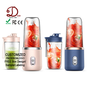 Portable Blender Mini Mixer Electric Juicer Machine Fresh Fruit Juice Blender <strong>Smoothie</strong> <strong>Maker</strong> Blender Cup Bottle F Travel Kitchen - Product Image 1