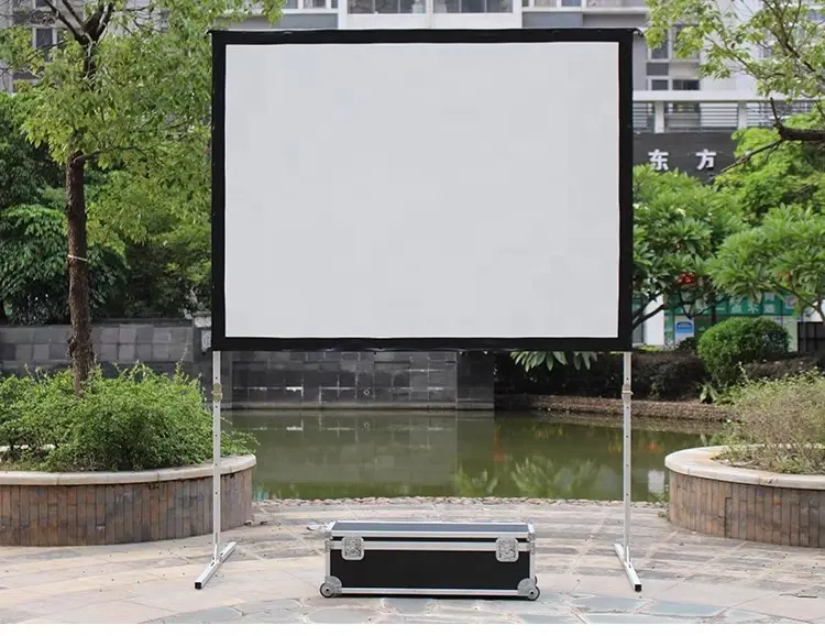 180" fast fold projection screen