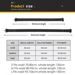 Cinturón Táctico Artex de 2 Pulgadas con Hebilla Metálica de Liberación Rápida MOLLE, Cinturones Láser para Hombre, Cinturón de Batalla Camuflado, Equipo Táctico Molle - Product Image 4