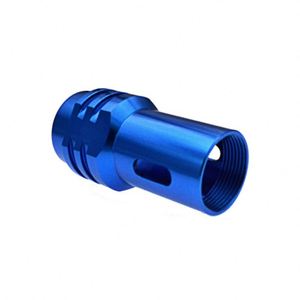 Pieza de mecanizado de aluminio CNC HXMT, piezas de torneado y fresado CNC de aluminio anodizado, acabado pulido de la fábrica de Shenzhen - Product Image 5