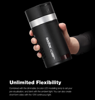 Flash de studio Godox AD300Pro pour extérieur, 300Ws avec batterie rechargeable de 2600mAh pour la photographie en studio