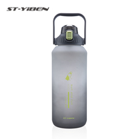 Gourde YIBEN avec couvercle à paille, pour le sport, la course à pied, avec logo personnalisé, bouteille d'eau sportive