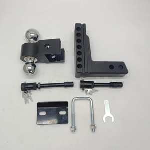 Support de remorque en aluminium usiné CNC, neuf, réglable, avec attache à bille, récepteur de 2 pouces, dénivellement de 6 pouces (haut/bas) pour attelage de camion - Product Image 5