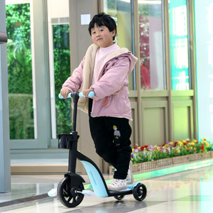 Scooter Creativo <span class=keywords><strong>de</strong></span> 3 ruedas para niños, monopatín, <span class=keywords><strong>tijera</strong></span>, rueda intermitente, coche, 3 ruedas - Product Image 5