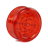 Broyeur à herbes en plastique de haute qualité 60 mm 2025, broyeur à tabac en plastique personnalisé en gros avec impression de logo et durable