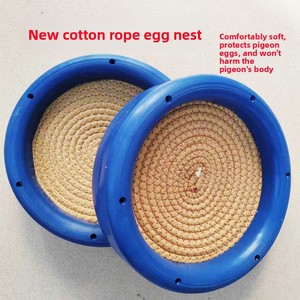Nido per Piccioni con Ciotola Anti-Rotolamento, Tappetino in Erba e Bordo in Plastica, Letto per Nidificazione per Piccioni, Colombi e Uccelli, Previene il Rotolamento delle Uova - Product Image 3