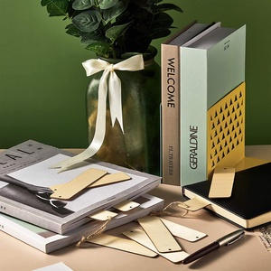 Marcapáginas de madera para manualidades personalizadas, sin terminar, forma rectangular, en blanco, <span class=keywords><strong>con</strong></span> agujeros y cuerdas - Product Image 6
