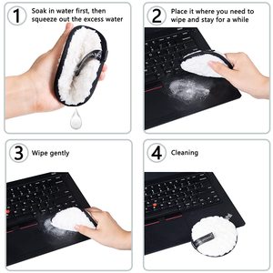 Vente en gros de rondelles nettoyantes pour le visage en coton <span class=keywords><strong>bambou</strong></span> tampons démaquillants doux et réutilisables lingettes absorbantes pour le visage pour salon de beauté - Product Image 3